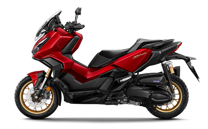 Honda ADV 350 สีแดง Canyon Red เต็มคัน รูปทางการจากไทยฮอนด้า