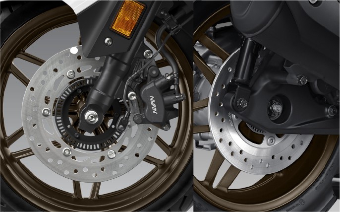 ระบบเบรก 2-Channel ABS จานใหญ่หน้า-หลังของ Honda Forza 350 2026