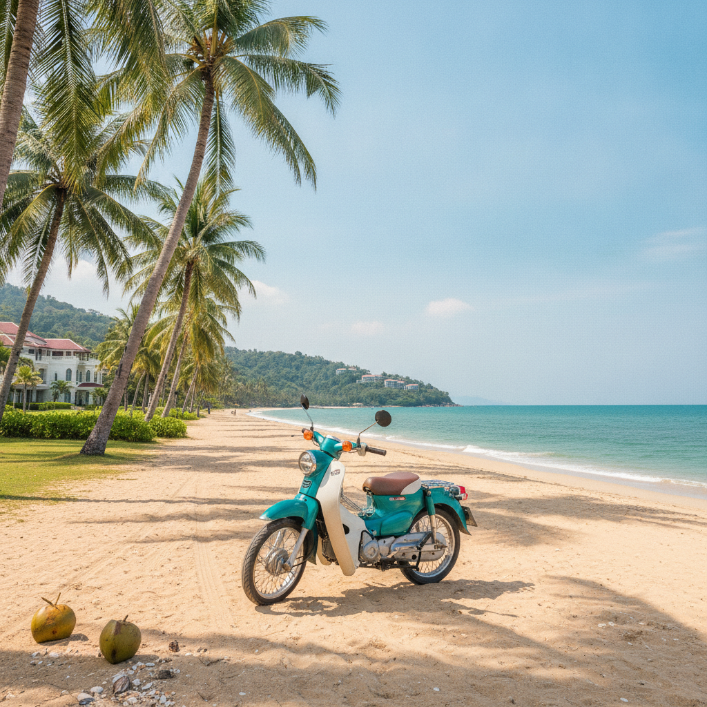 เช่ามอเตอร์ไซค์หาดบางเทาภูเก็ต เที่ยวรอบลากูน่า