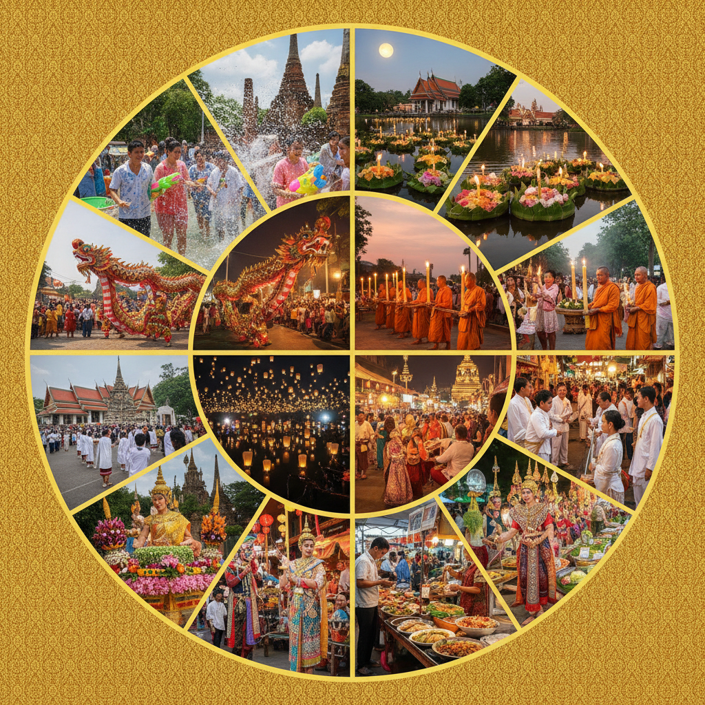 ปฏิทินประเพณีไทยทั้ง 12 เดือน: เทศกาลและวันสำคัญที่ต้องรู้